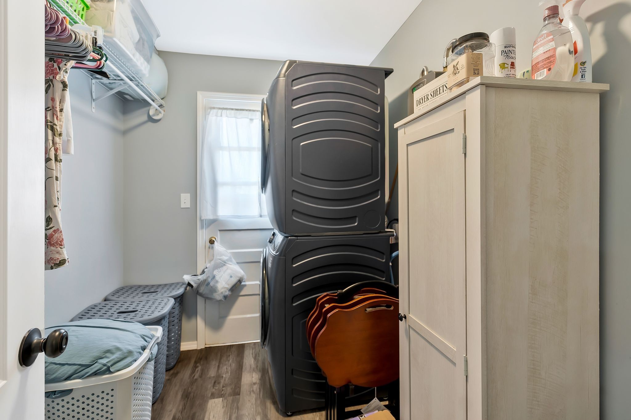 93 Evans Road Five Points, TN 38457 - Photo 17 of 31 a utility room with sink dryer and washer