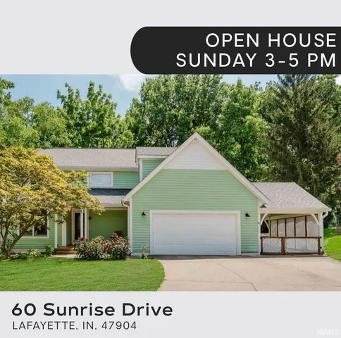 $429,900 | 60 Sunrise Drive, Lafayette, IN 47904
