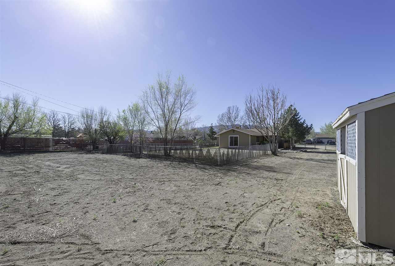 165 Ring Road Dayton, NV 89403 - Photo 17 of 19 a view of a yard with trees in front of it