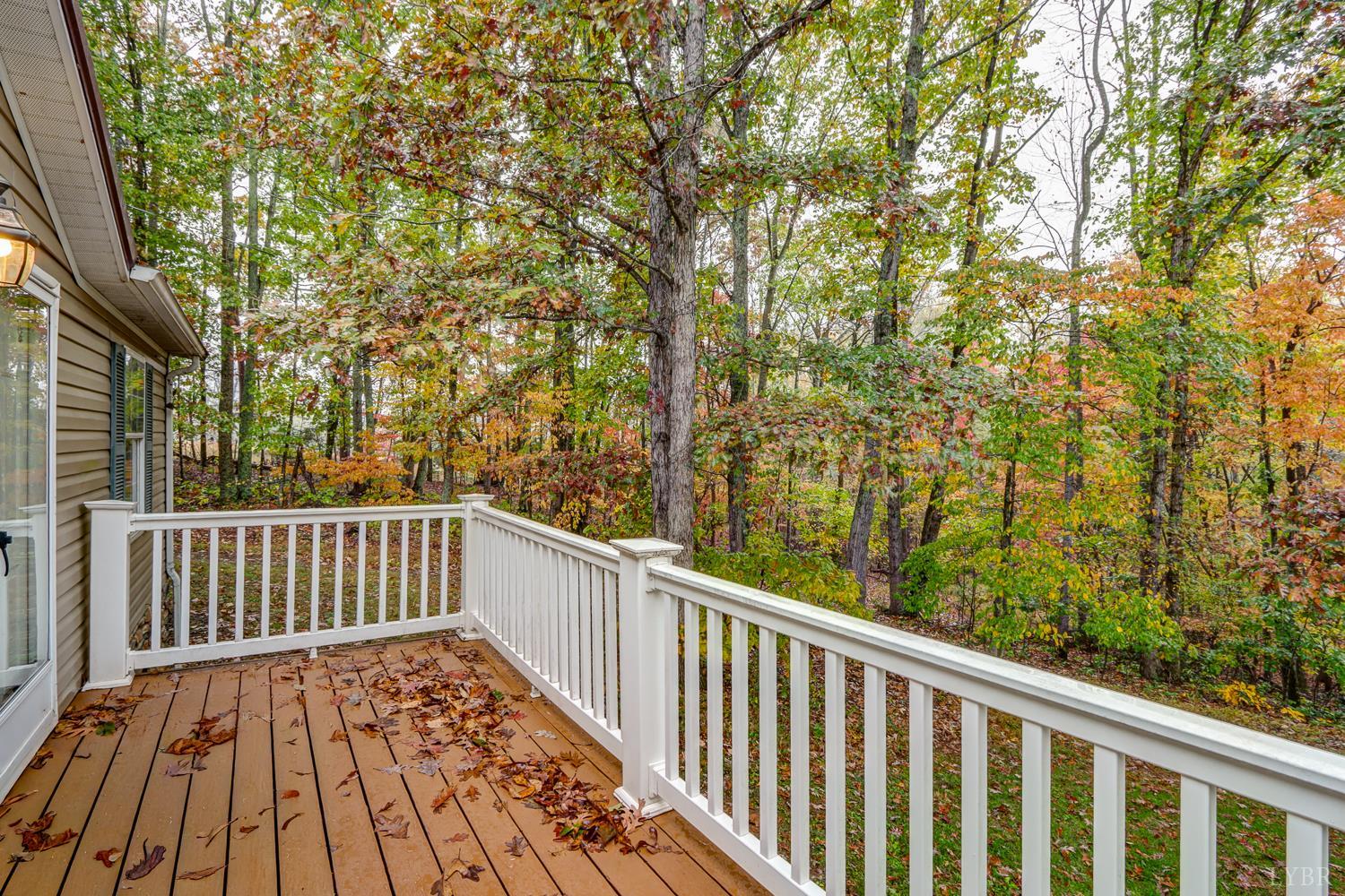 2019 Country Club Road Hurt, VA 24563 - Photo 31 of 39 a view of a balcony with wooden floor and fence