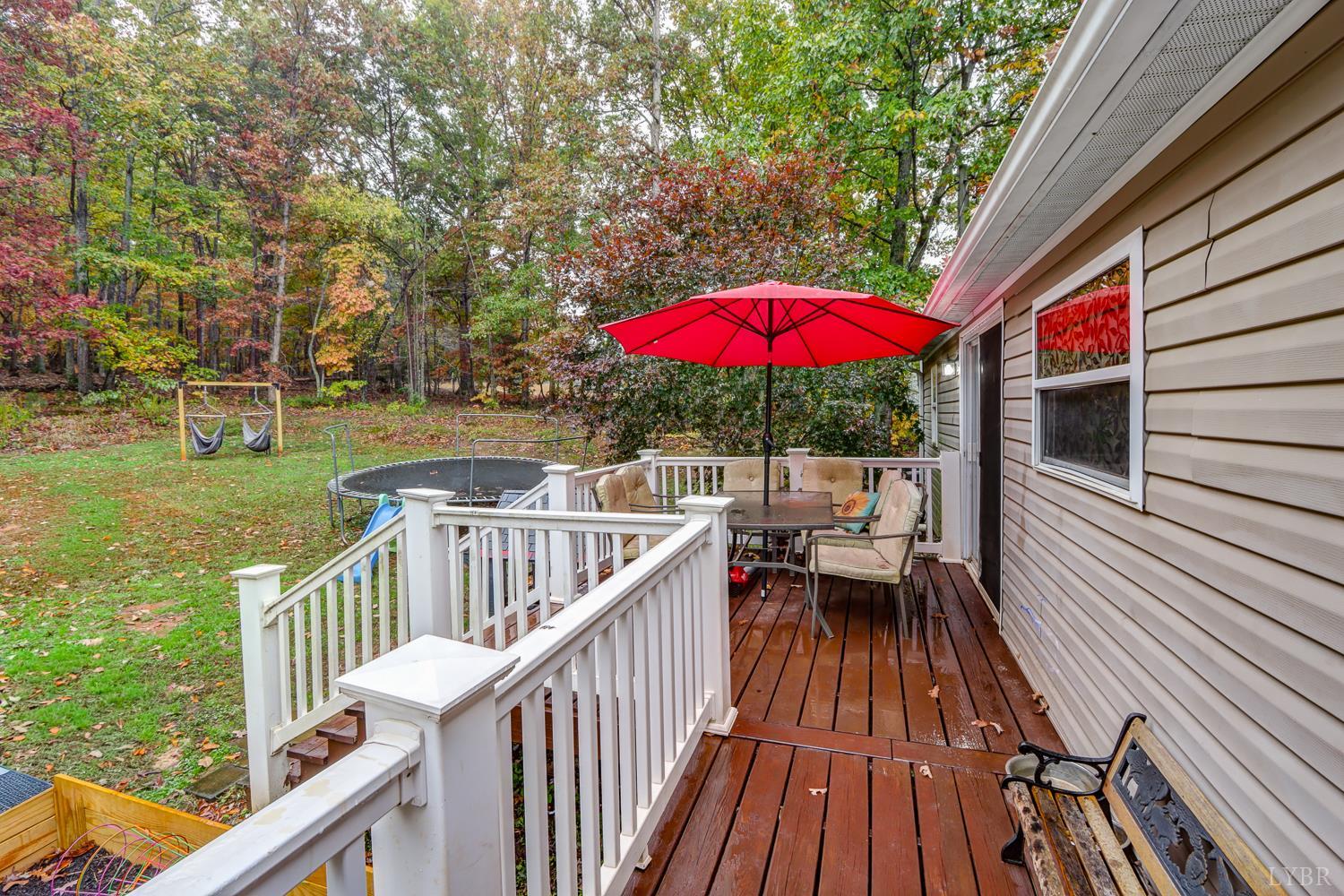 2019 Country Club Road Hurt, VA 24563 - Photo 36 of 39 a view of deck with patio and outdoor seating