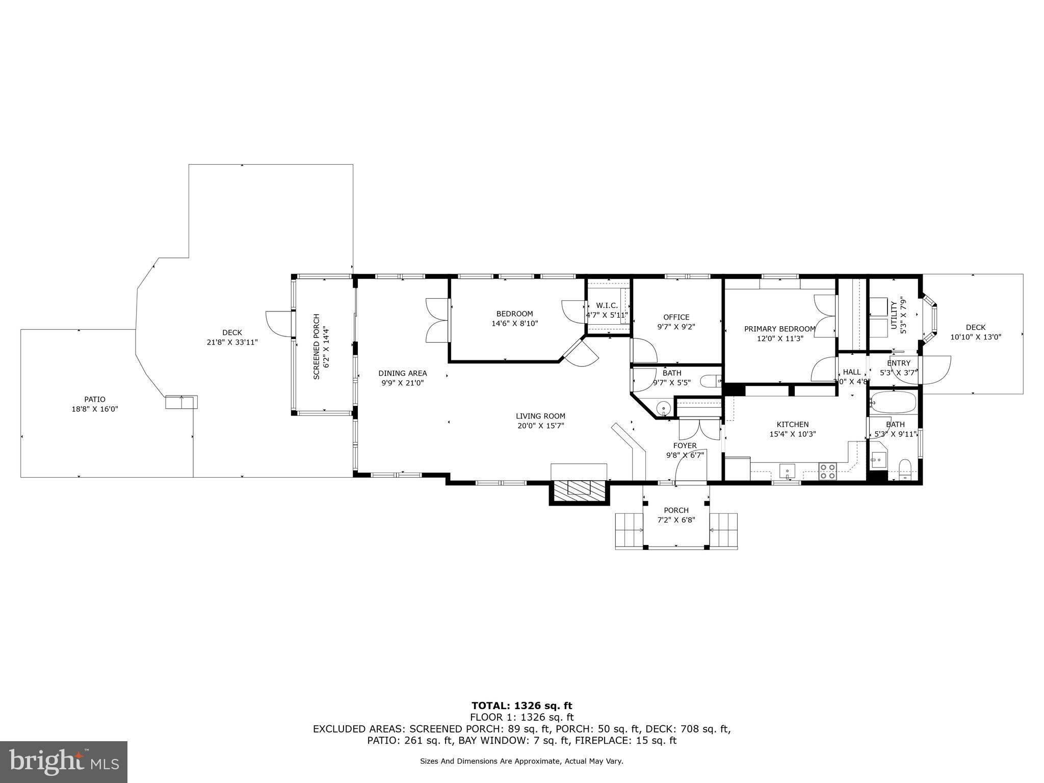 1024 Shore Acres Road Arnold, MD 21012 - Photo 63 of 63 Floor Plan and Room Dimensions