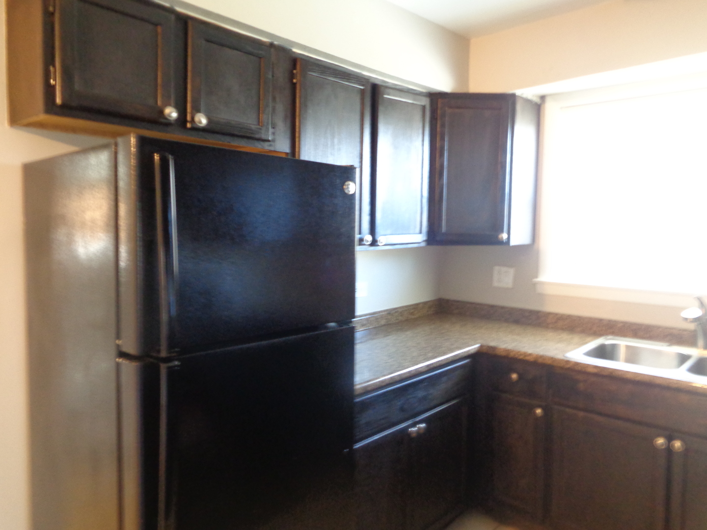 8149 83rd Place, Unit 2 Justice, IL 60458 - Photo 6 of 10 a kitchen with a refrigerator and a sink