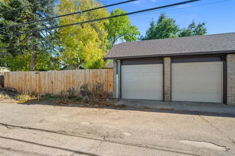 a backyard of a house