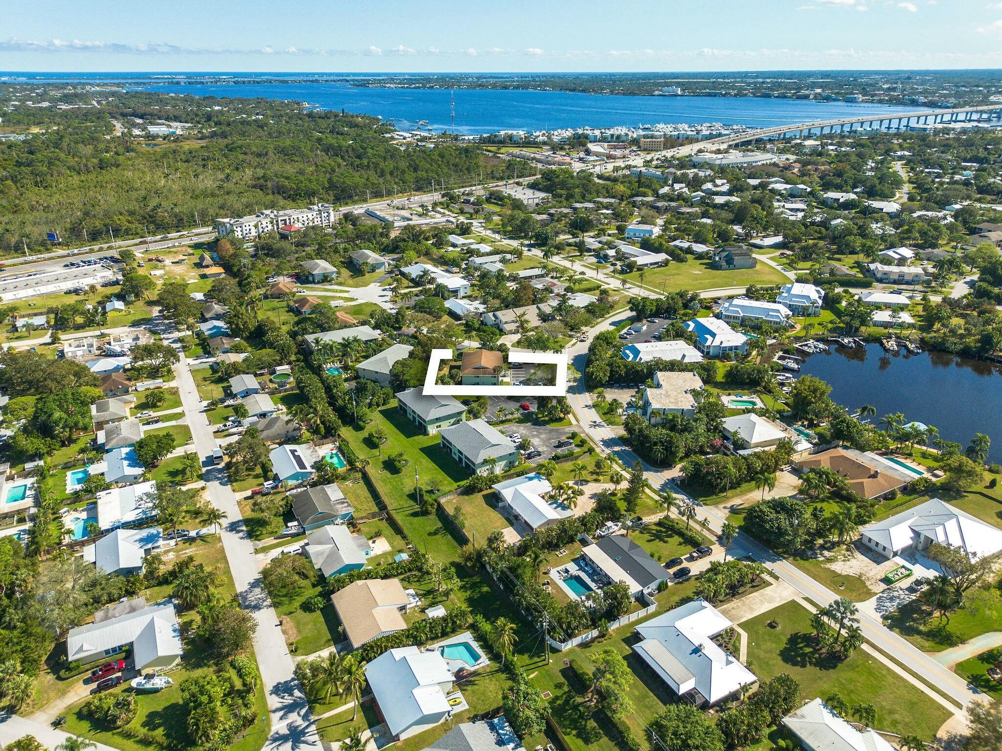 983 Northwest Spruce Ridge Drive, Unit 2 Stuart, FL 34994 - Photo 52 of 55 a view of city and ocean