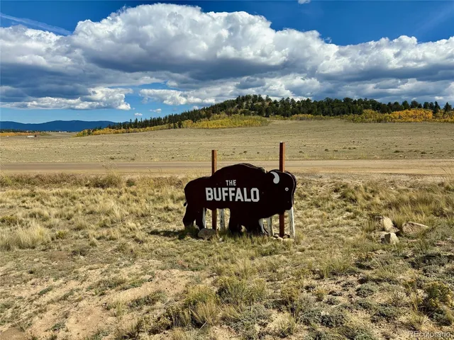a view of a lake with a big yard