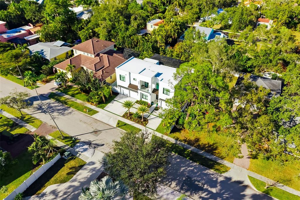 1879 Hibiscus Street Sarasota, FL 34239 - Photo 73 of 84 an aerial view of residential house with outdoor space