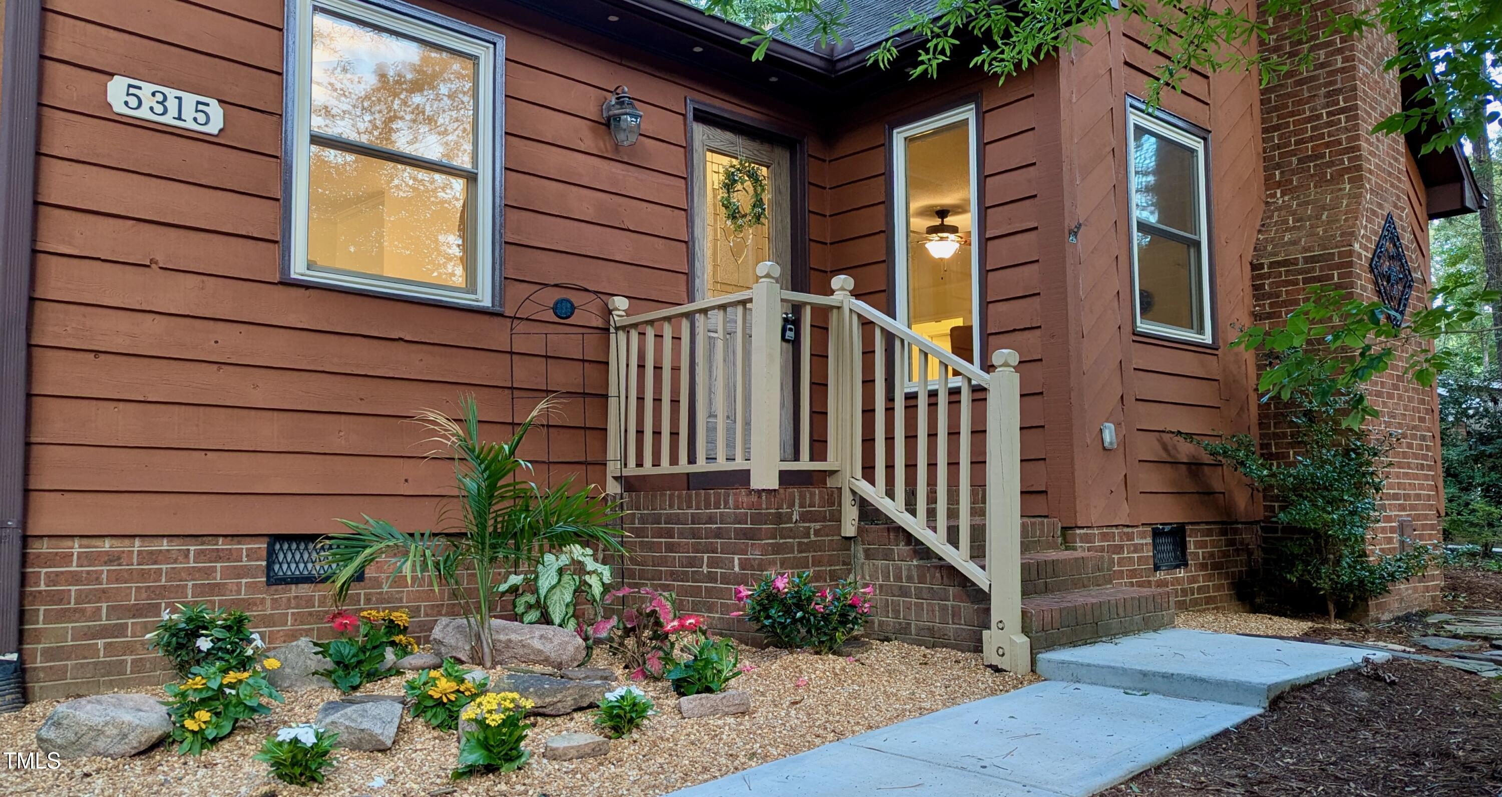 left side angle front of house