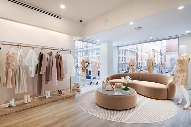 a front view of a building