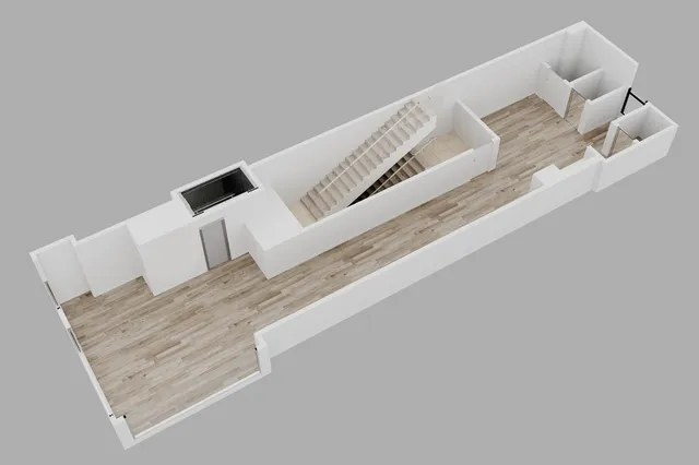 a picture of a bathroom with a street sign