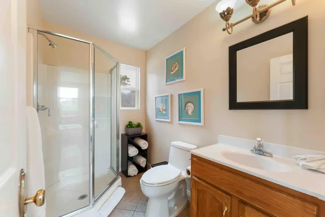 a view of a balcony with an outdoor space