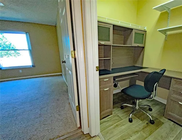 a chair and a table in a room