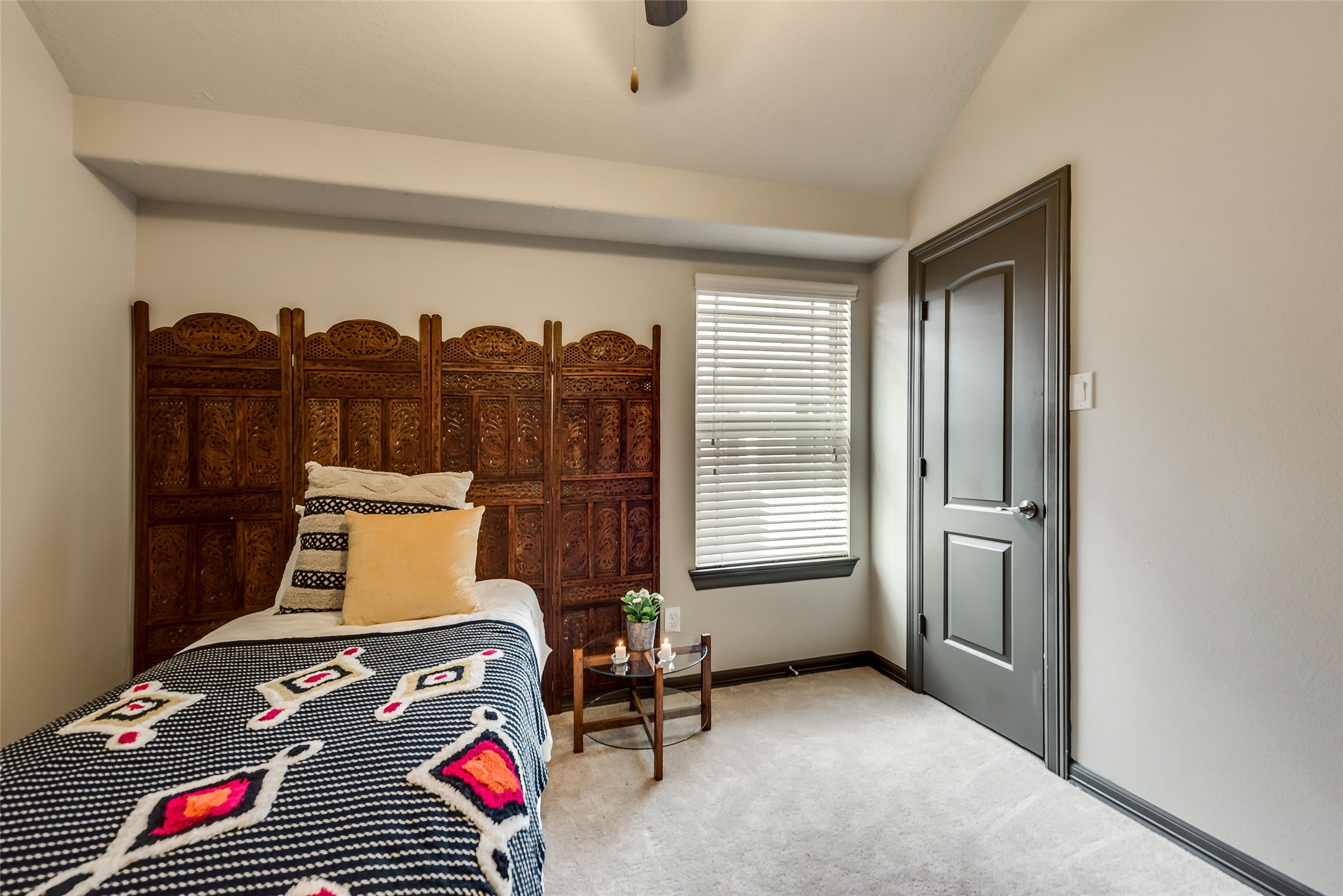 86 Aventura Place Spring, TX 77389 - Photo 15 of 23 a bedroom with a bed and a window