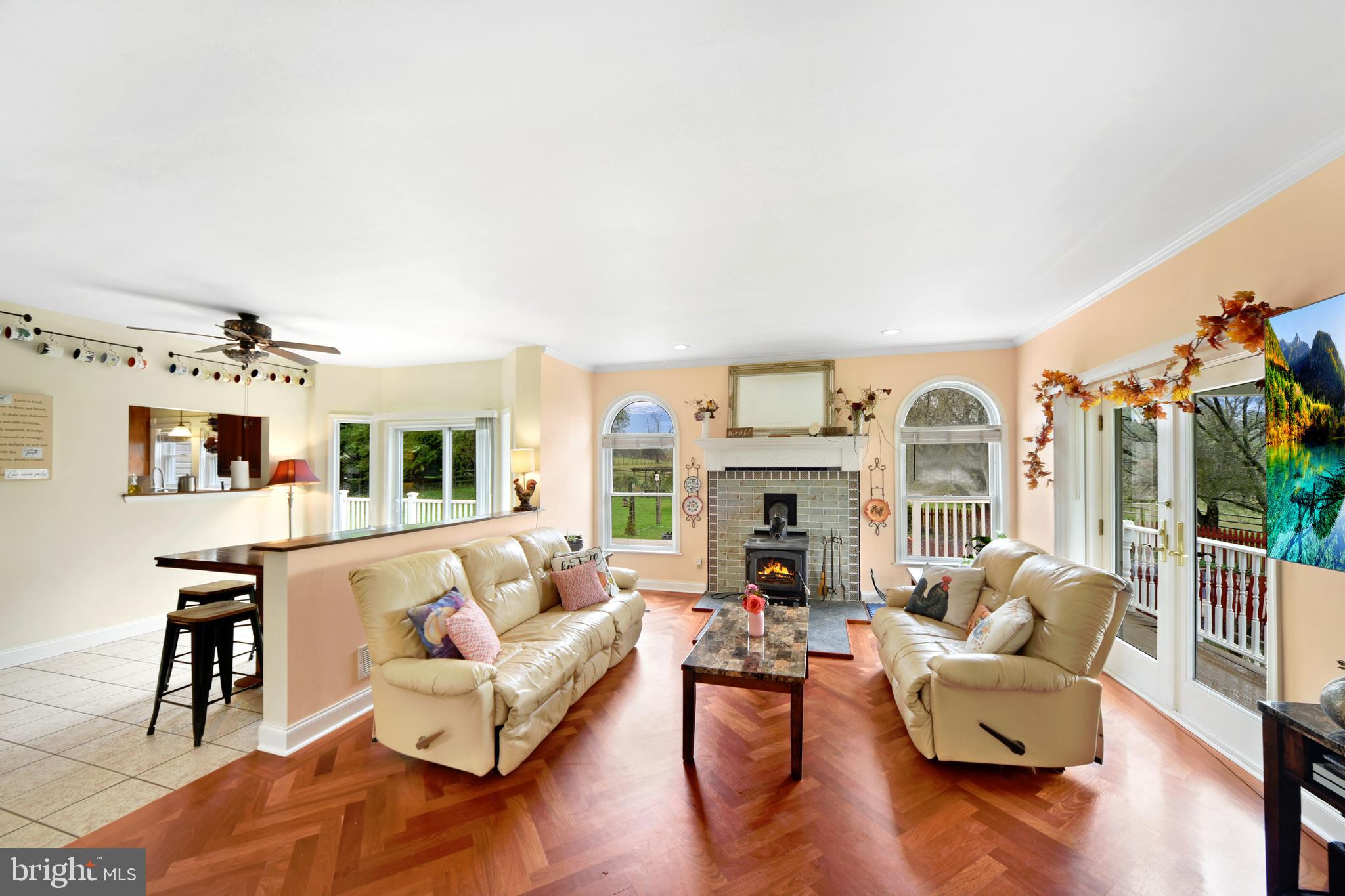 760 Gilbert Road Aberdeen, MD 21001 - Photo 16 of 50 a living room with furniture fireplace and a large window