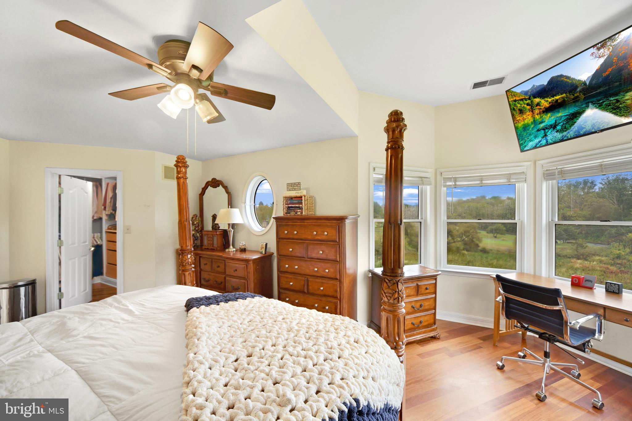 760 Gilbert Road Aberdeen, MD 21001 - Photo 27 of 50 a bedroom with a bed and a large window