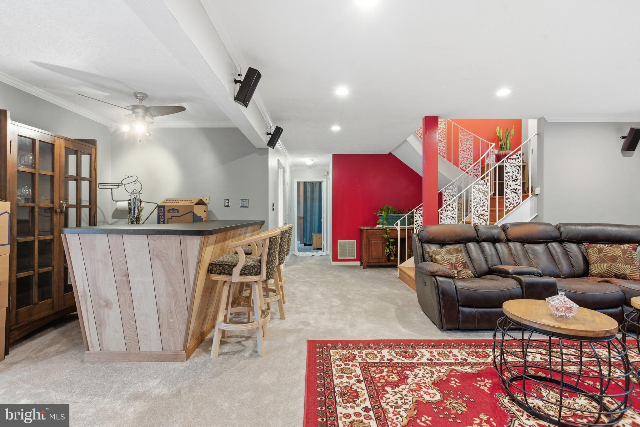 8913 Chad Way Clinton, MD 20735 - Photo 32 of 34 lower level w/ bar