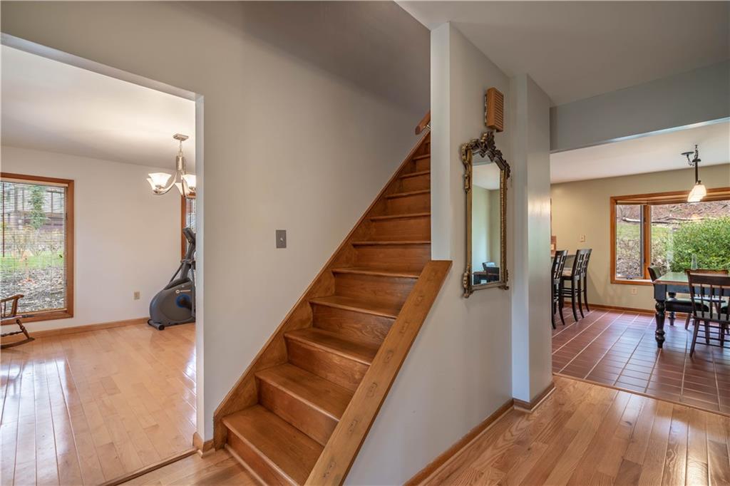 970 Braddock Road Pittsburgh, PA 15221 - Photo 3 of 25 a view of entryway and hall with wooden floor