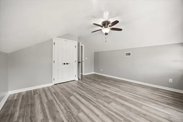 wooden floor in an empty room