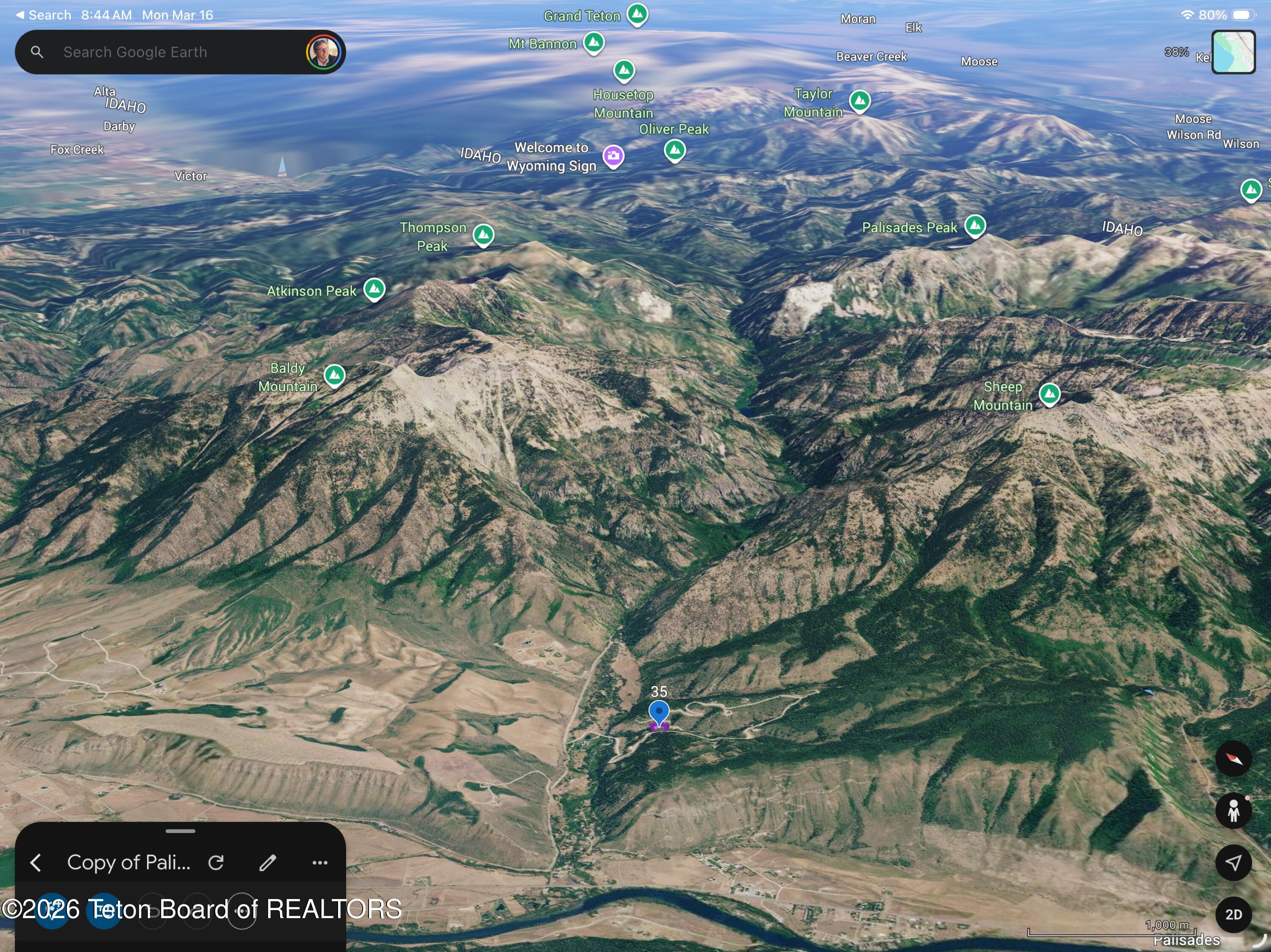 L35-b4 Cutthroat Run Irwin, ID 83428 - Photo 3 of 14 Google Earth Vicinity Looking North