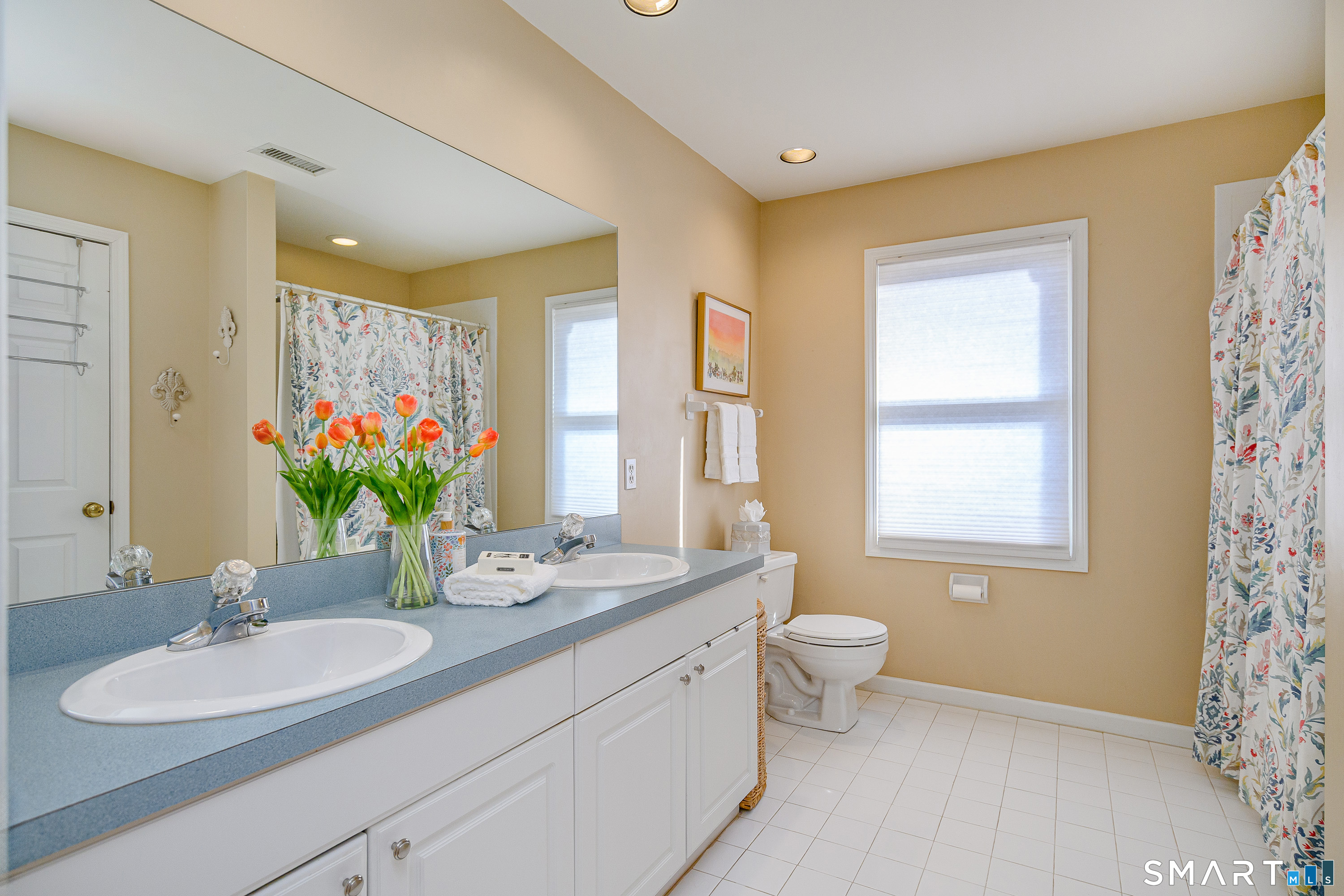 20 Charter Ridge Drive Newtown, CT 06482 - Photo 26 of 40 Bright and cheery hall bathroom on upper level
