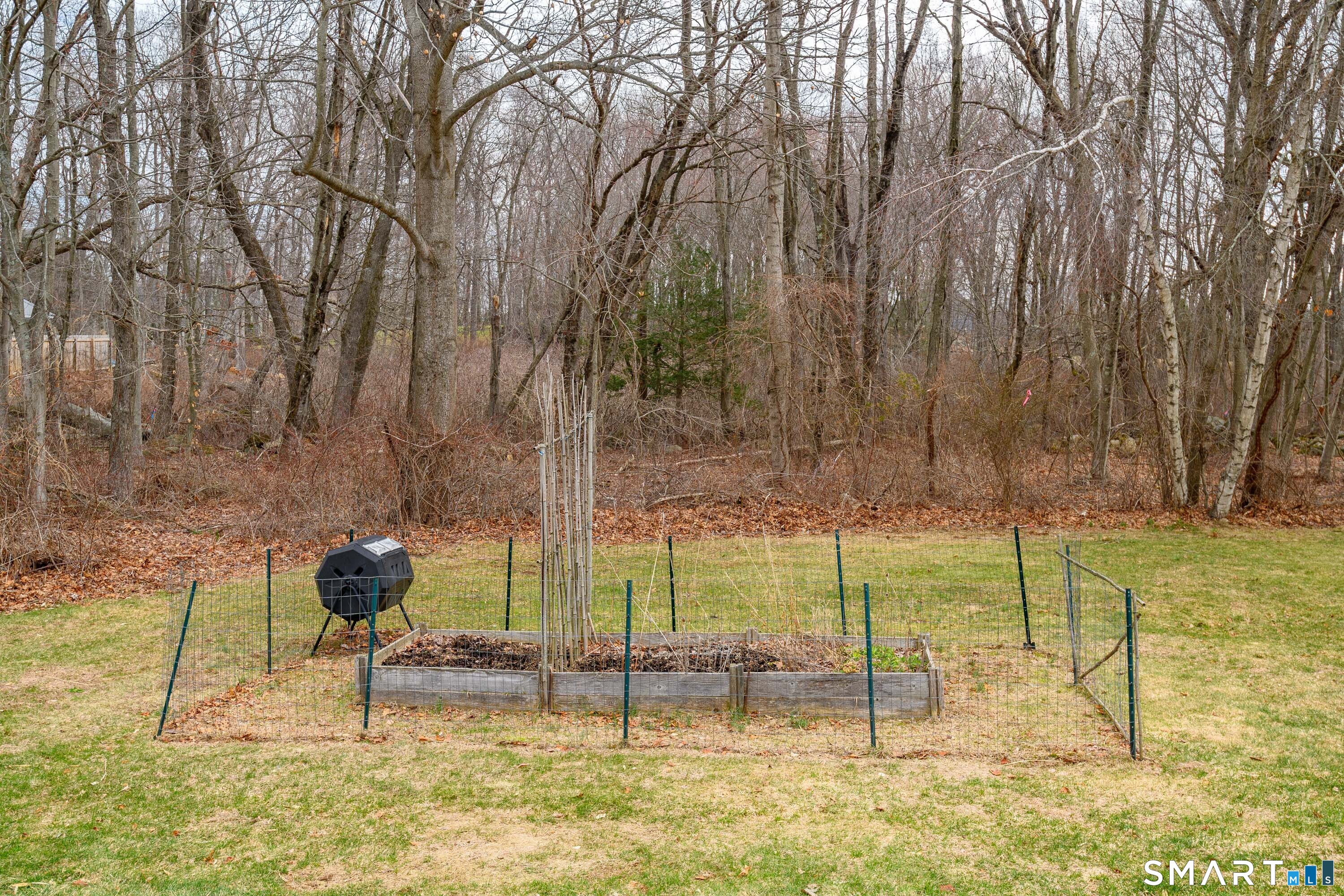 20 Charter Ridge Drive Newtown, CT 06482 - Photo 34 of 40 Fenced in garden ready for planting.