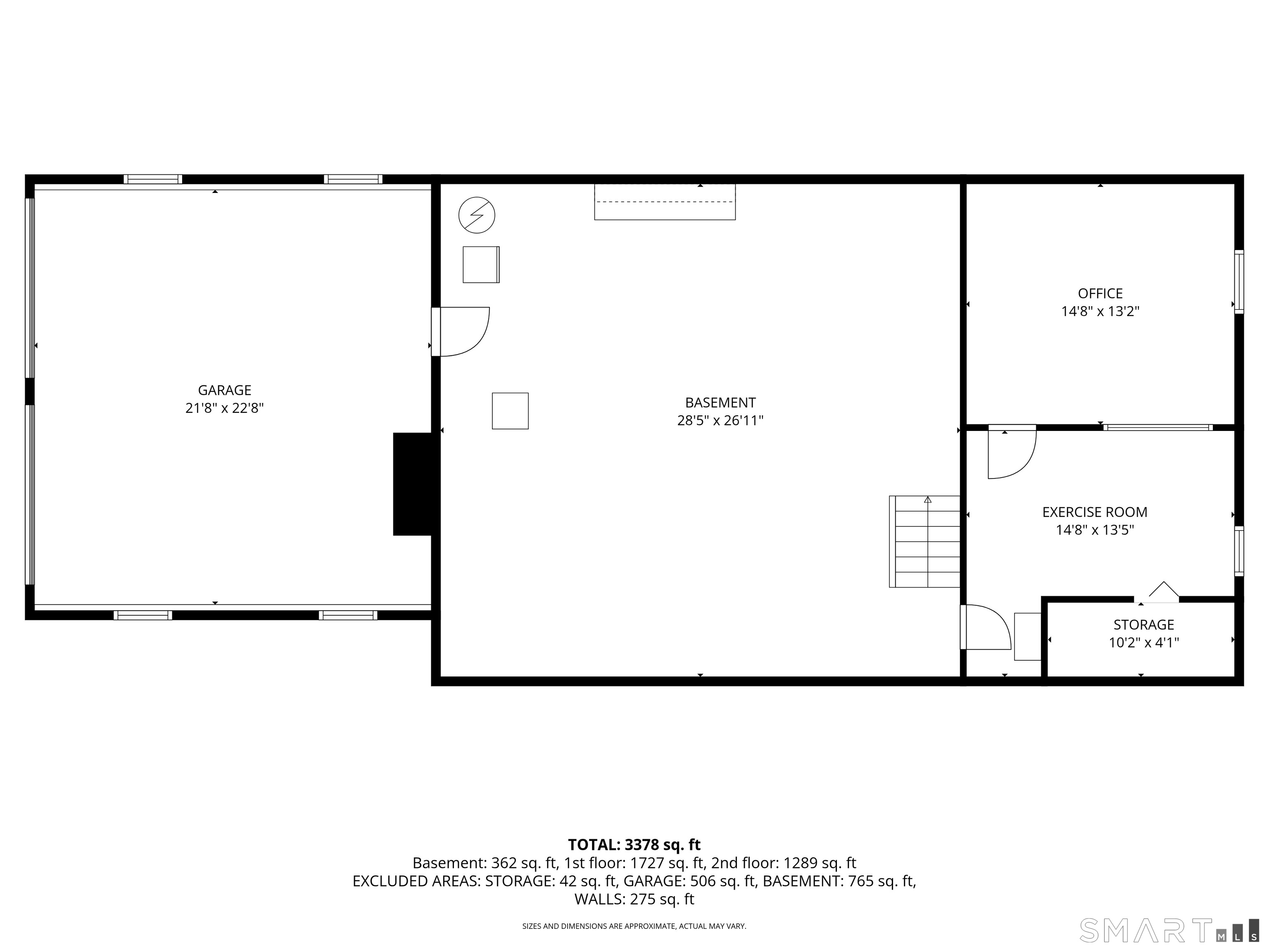 20 Charter Ridge Drive Newtown, CT 06482 - Photo 38 of 40 Lower level basement floor plan
