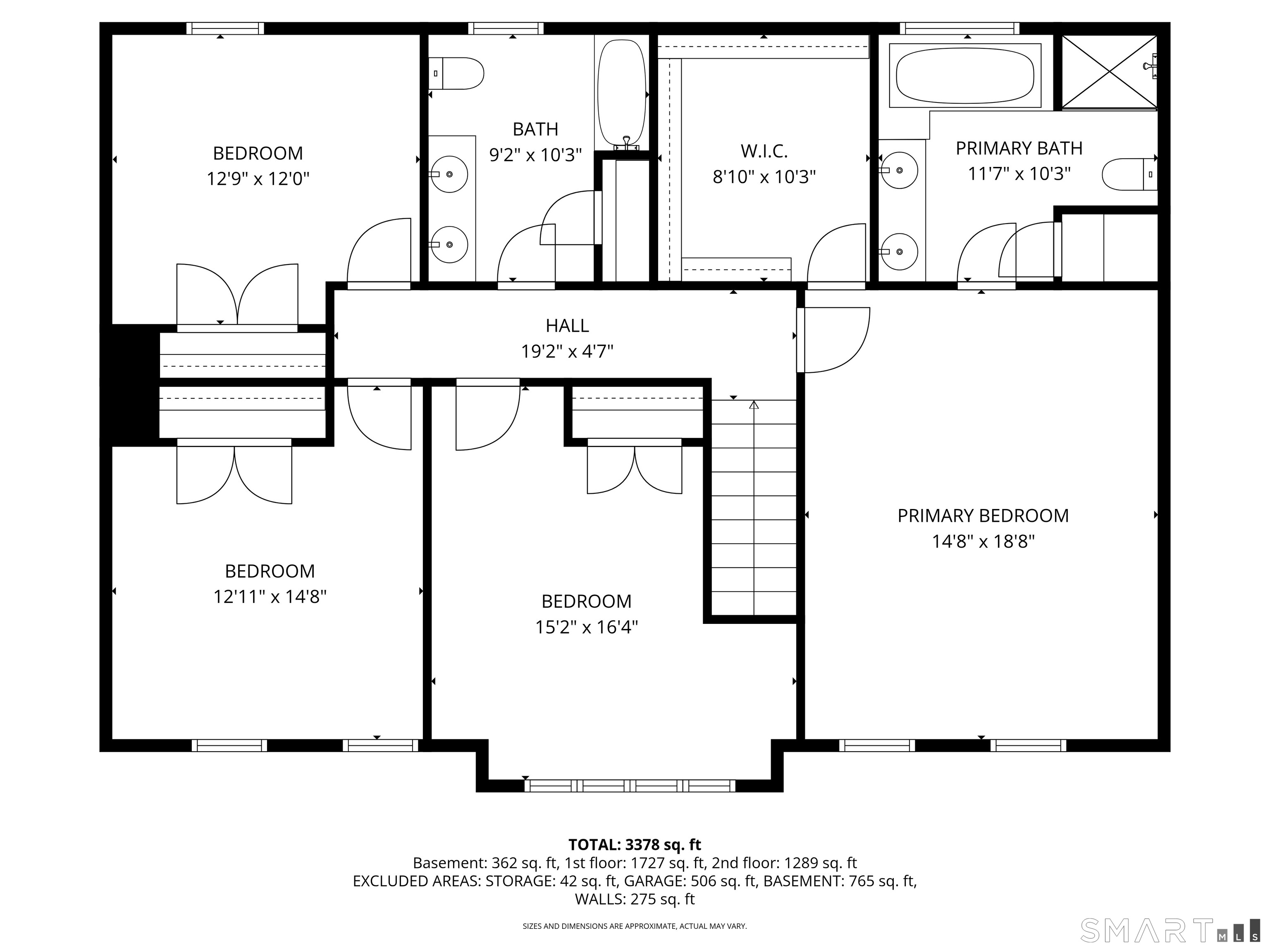 20 Charter Ridge Drive Newtown, CT 06482 - Photo 40 of 40 Upper level floor plan