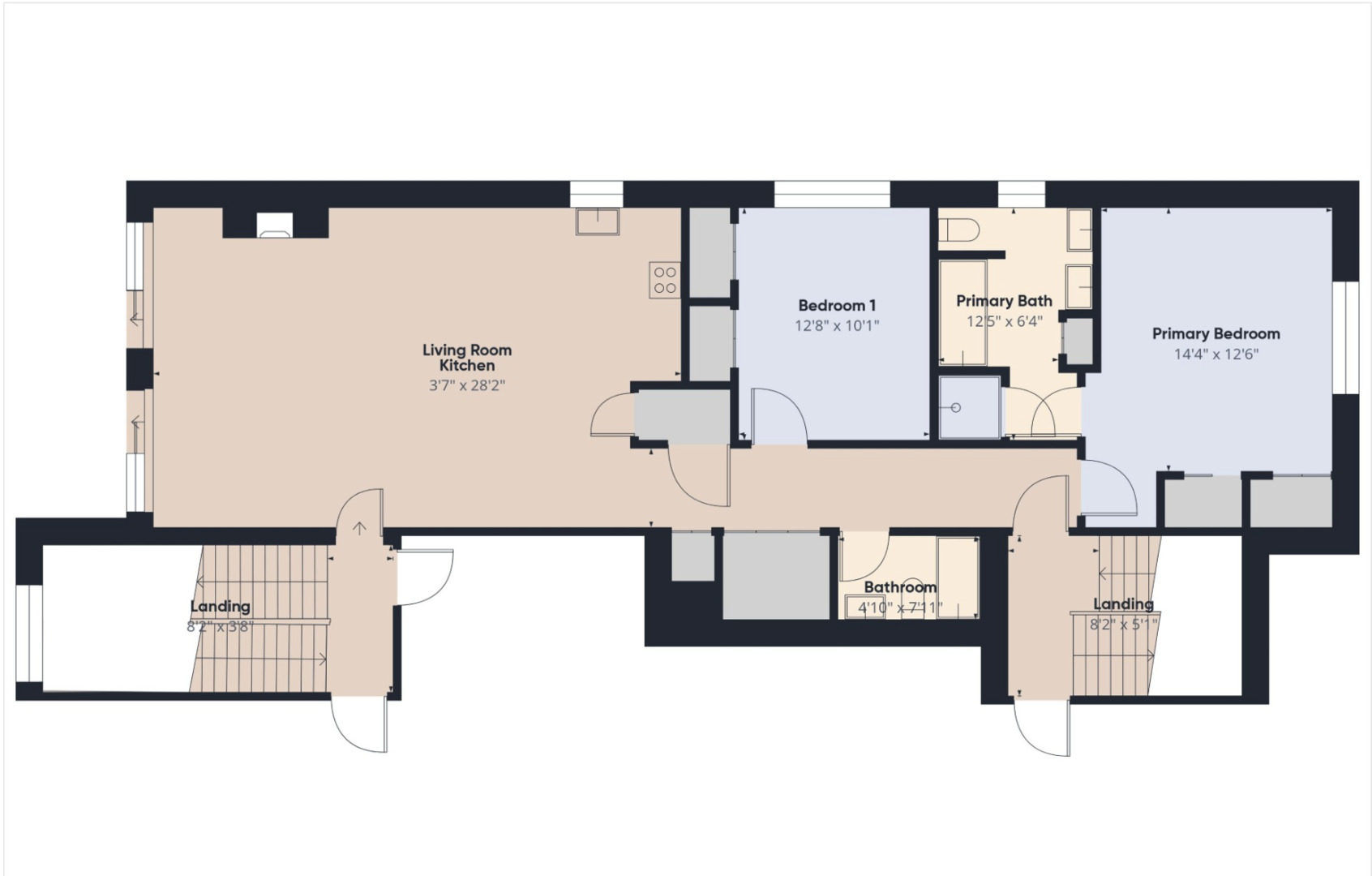 4011 West Fullerton Avenue, Unit 2E Chicago, IL 60639 - Photo 31 of 32 a picture of a floor plan