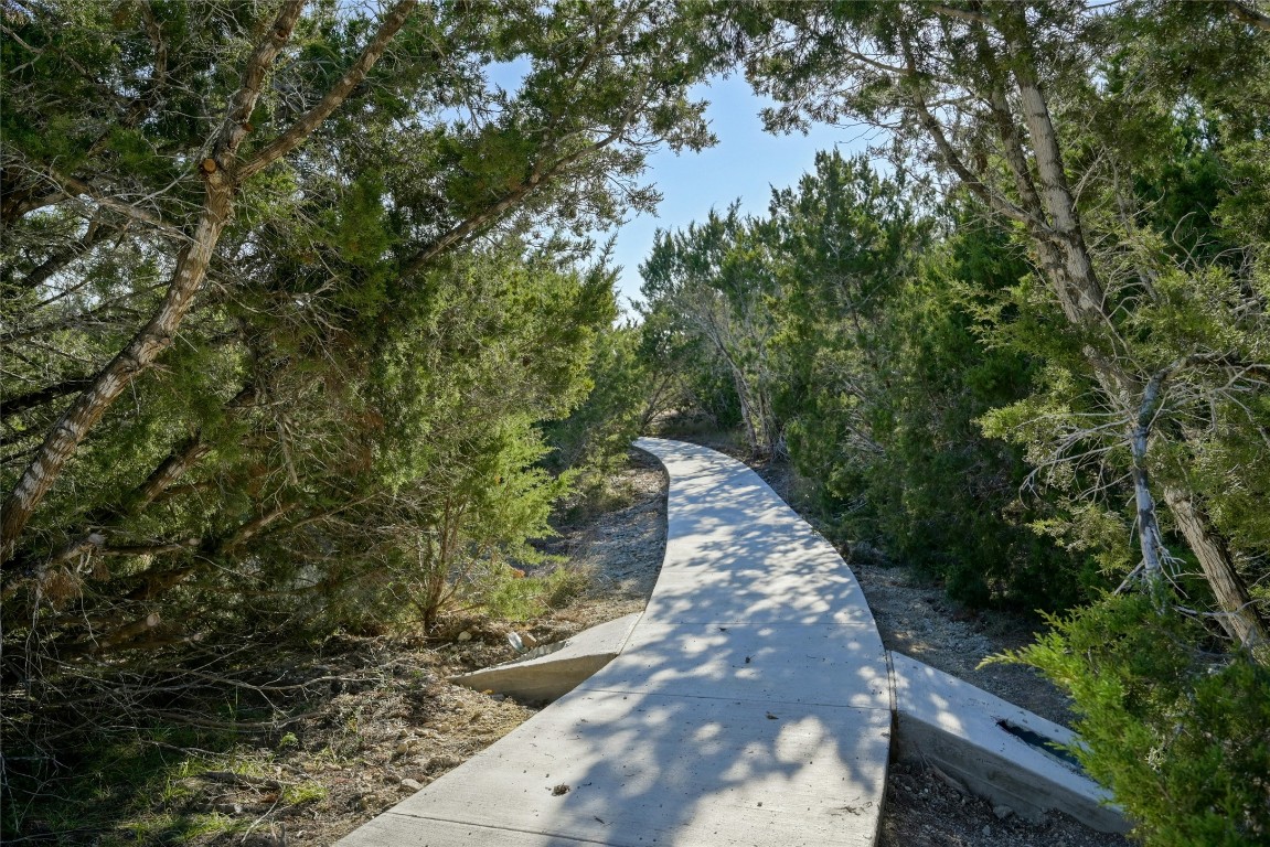 5905 Madrone Tree Lane Austin, TX 78738 - Photo 10 of 25 a view of a pathway both side of yard