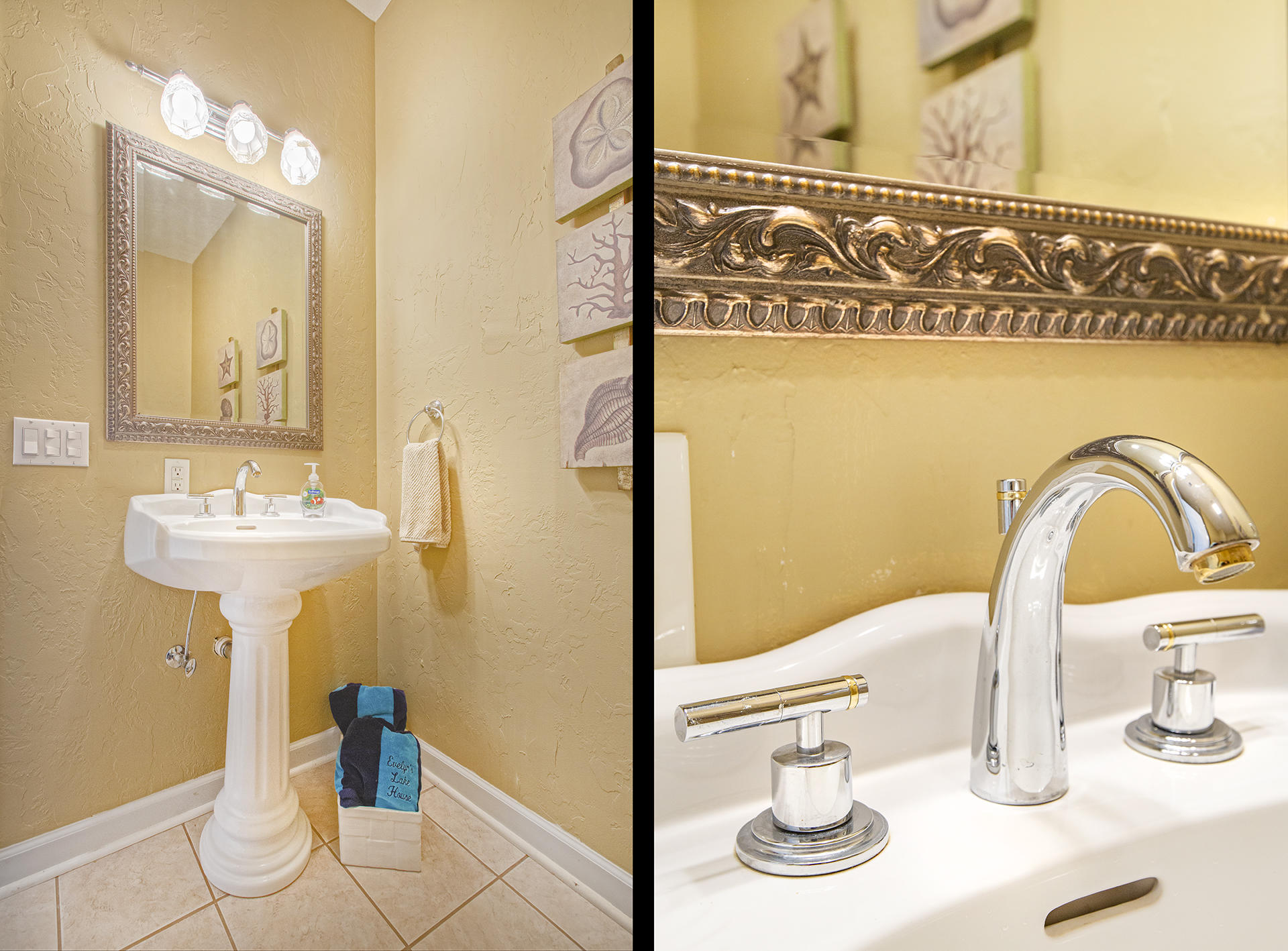 270 Calypso Road Moneta, VA 24121 - Photo 19 of 35 a bathroom with a sink and a mirror