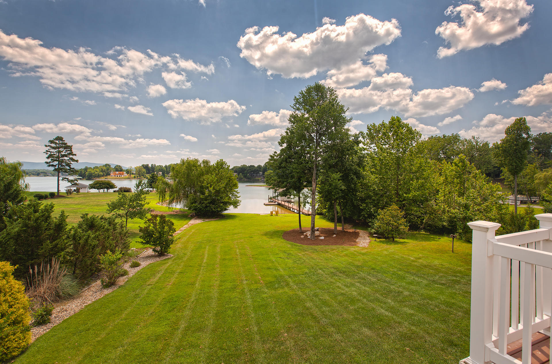 270 Calypso Road Moneta, VA 24121 - Photo 26 of 35 a view of a yard with swimming pool