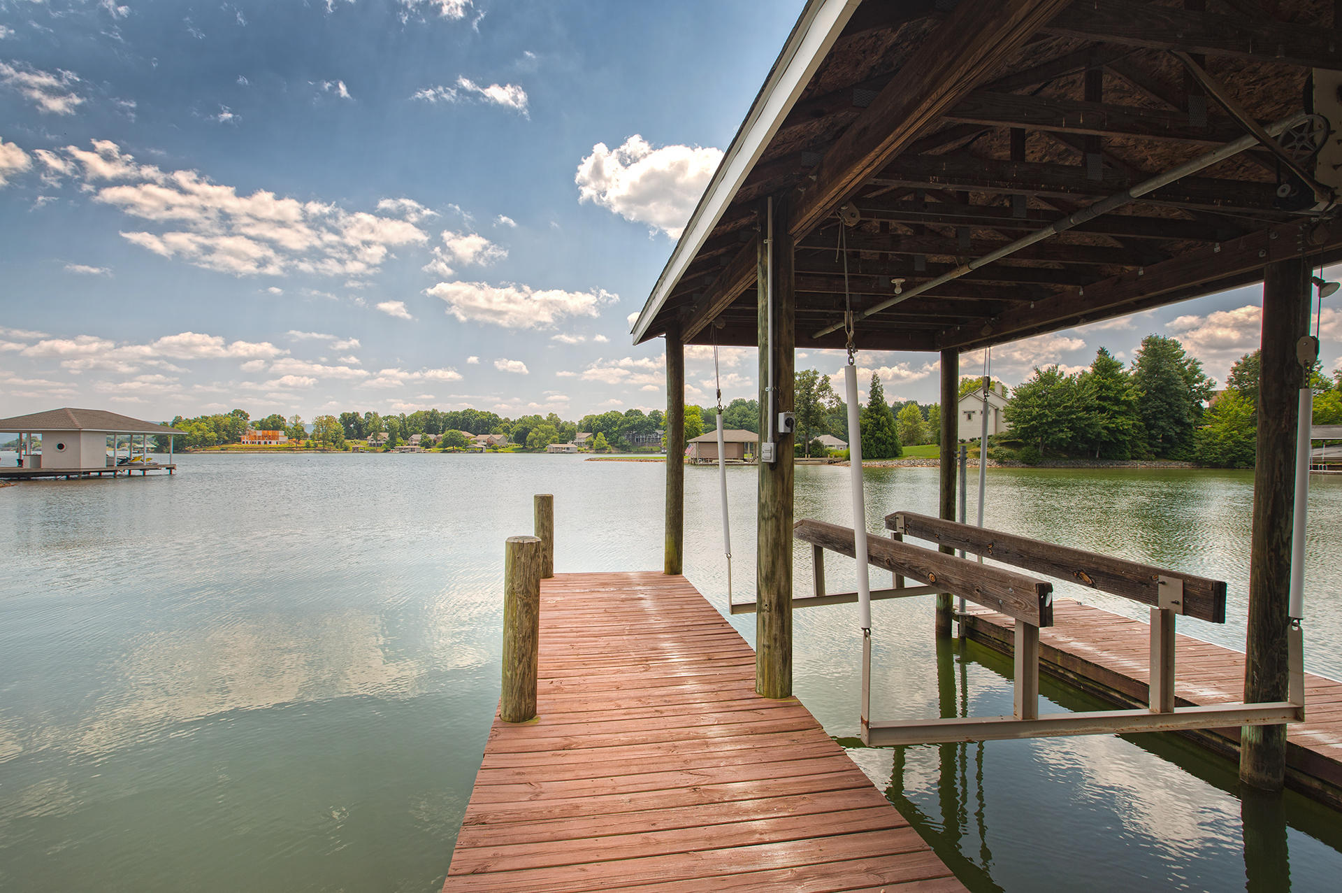270 Calypso Road Moneta, VA 24121 - Photo 28 of 35 a view of a lake with a ocean view