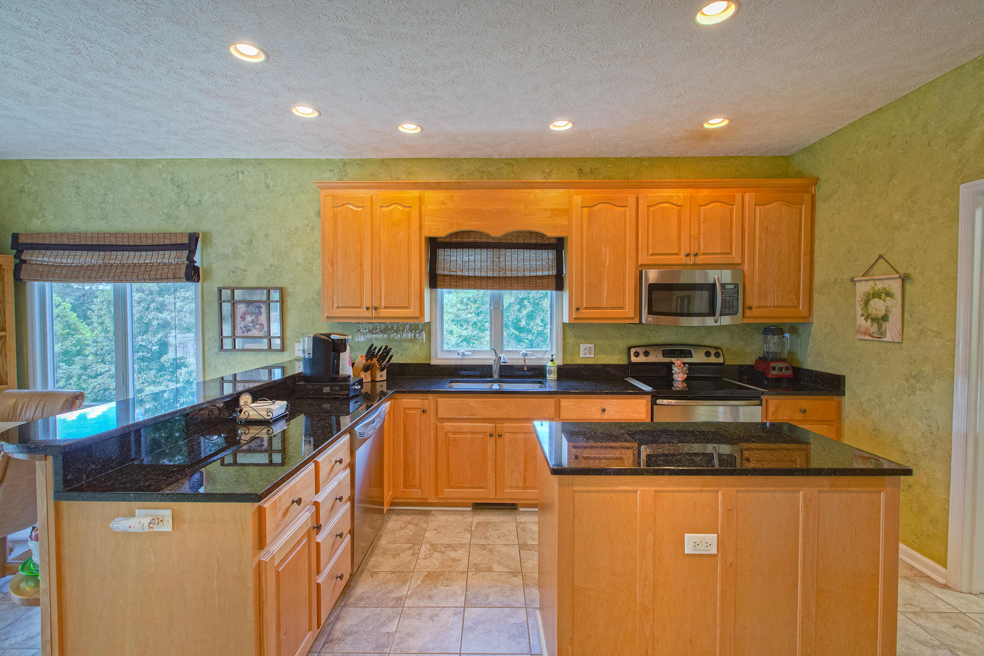 270 Calypso Road Moneta, VA 24121 - Photo 8 of 35 a kitchen with granite countertop a sink and counter space