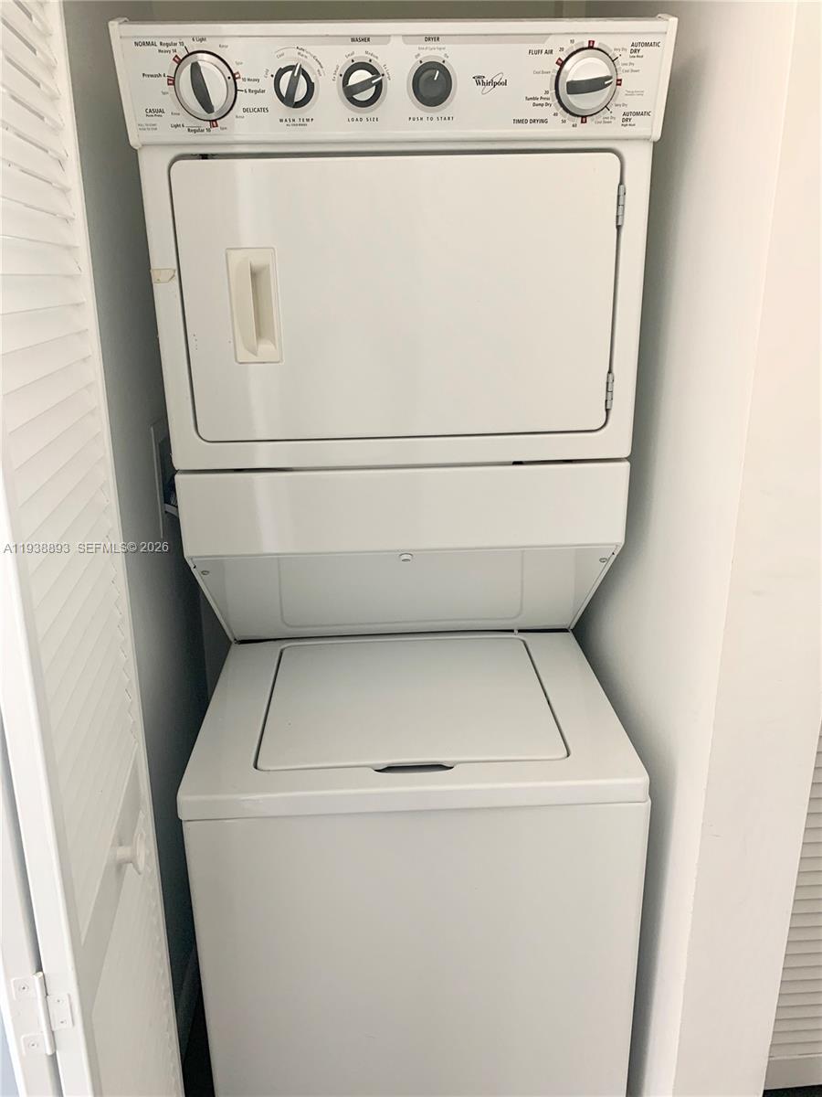 253 Northeast 2nd Street, Unit 333 Miami, FL 33132 - Photo 11 of 20 a close up view of washer and dryer