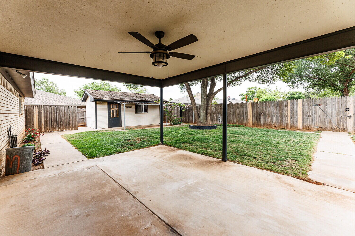 5703 80th Street Lubbock, TX 79424 - Photo 44 of 52 a view of outdoor space yard and porch