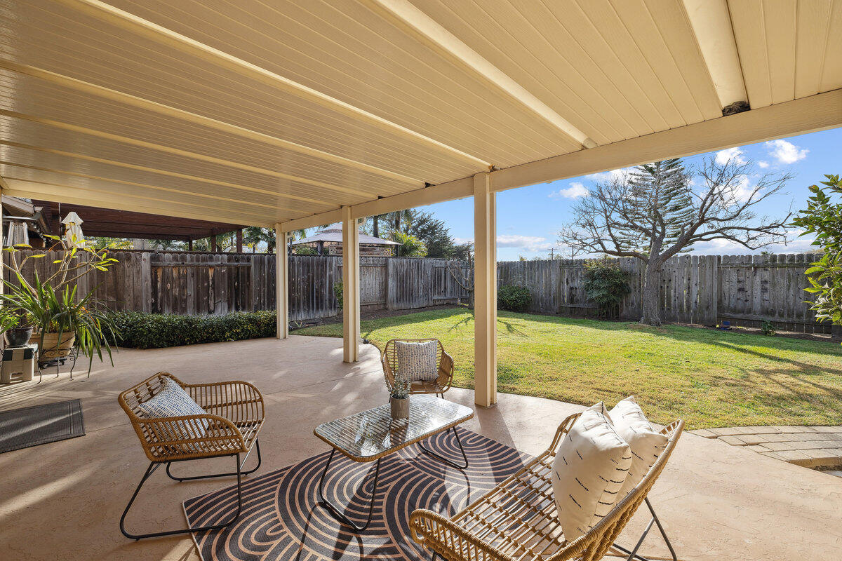 7165 Del Norte Drive Goleta, CA 93117 - Photo 23 of 30 a swimming pool with outdoor seating and yard