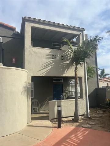 a view of a house with a door