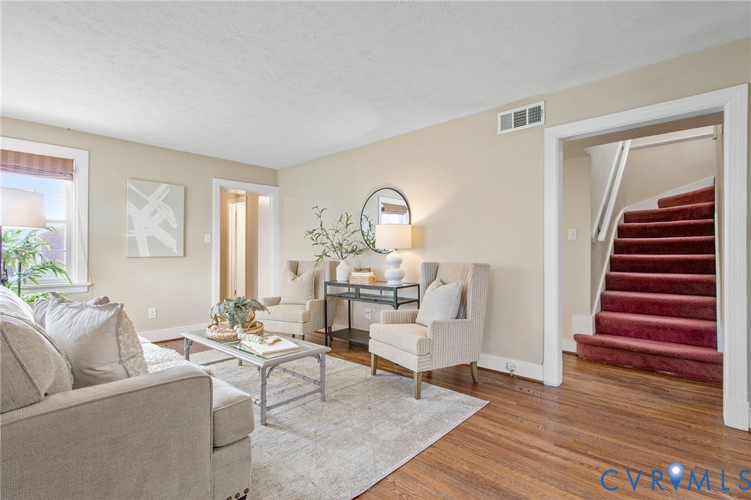 6100 Club Road Henrico, VA 23228 - Photo 8 of 30 a living room with furniture and wooden floor