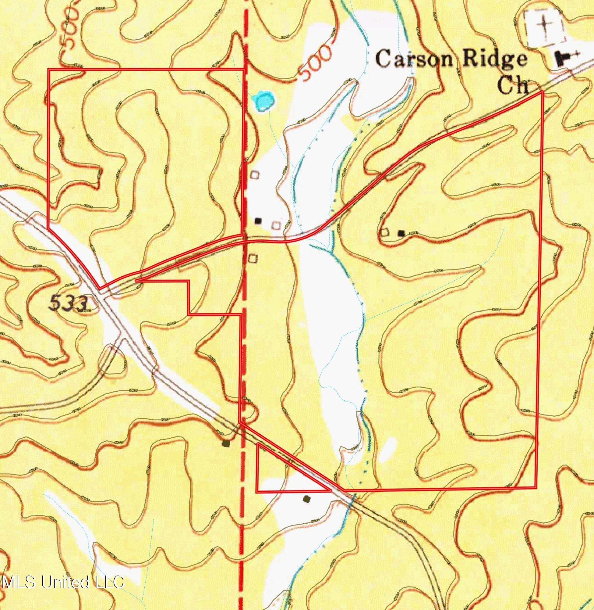 5204 County Road Ethel, MS 39067 - Photo 37 of 37 Topo