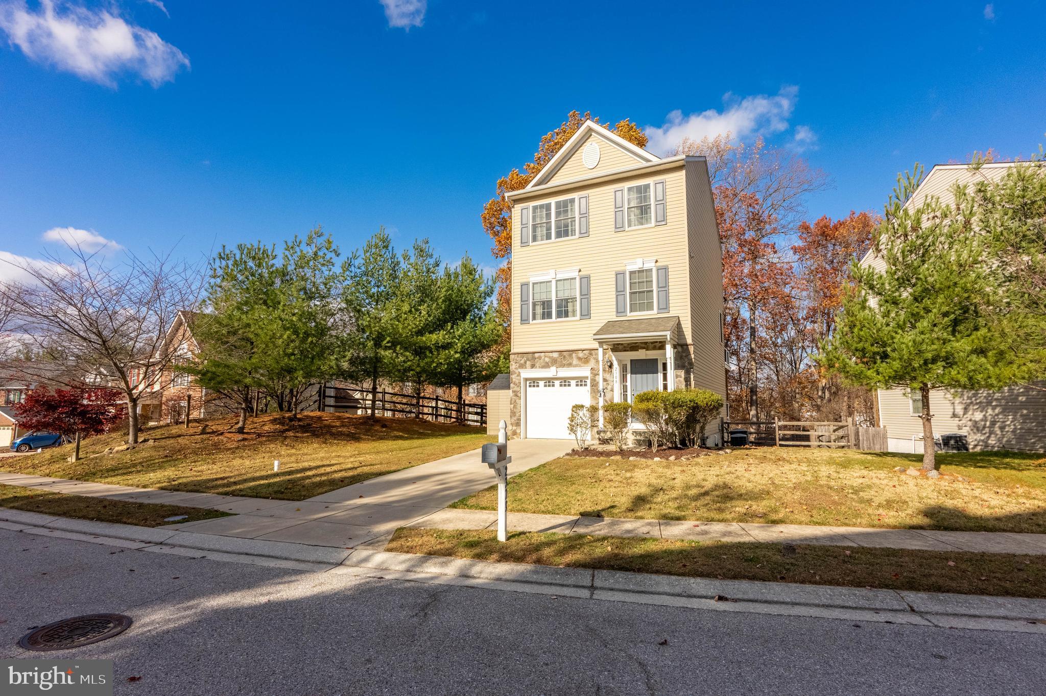 2308 Quilting Bee Road Catonsville, MD 21228 - Photo 30 of 37 a view of a house with snow on the road
