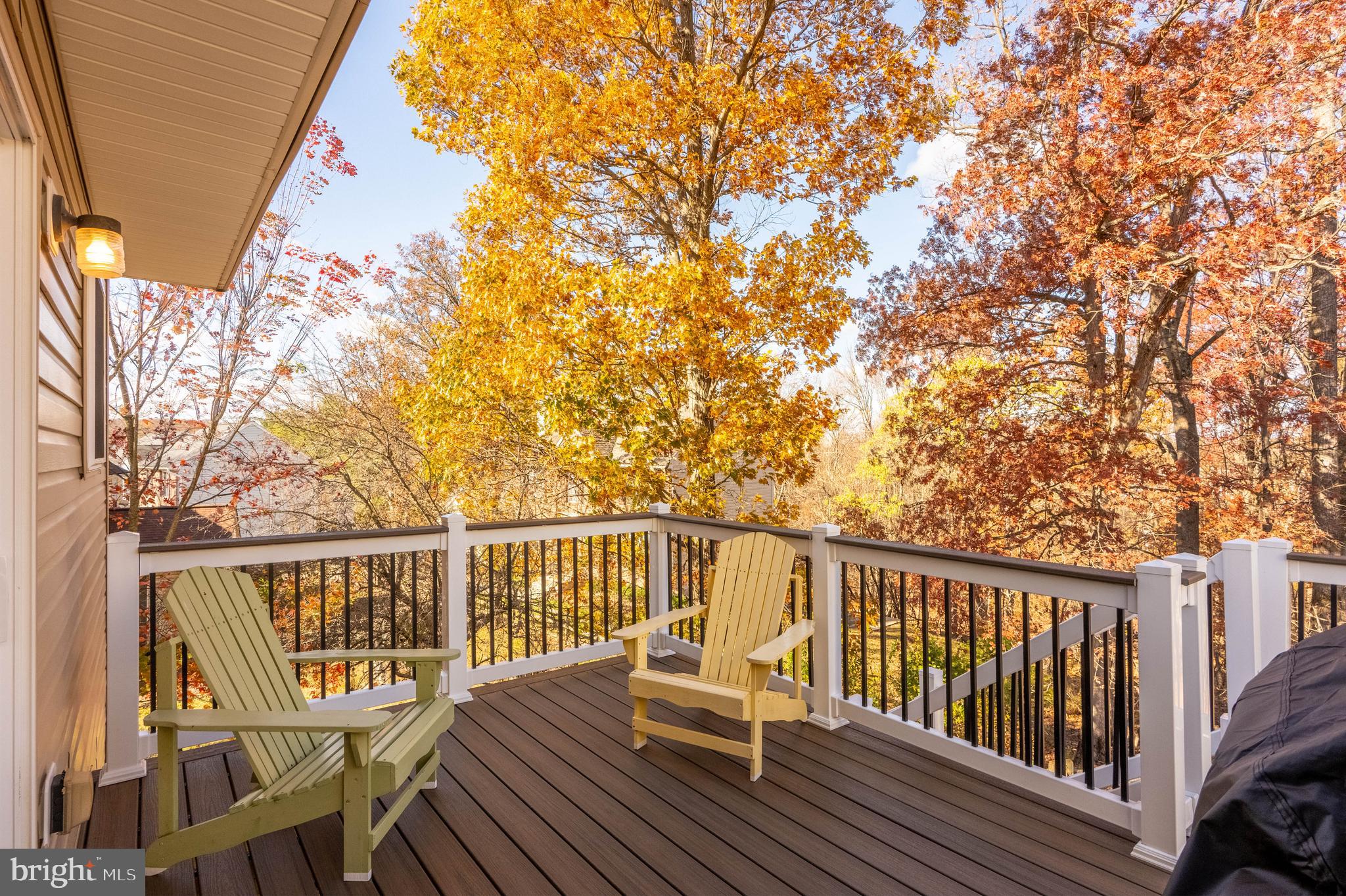 2308 Quilting Bee Road Catonsville, MD 21228 - Photo 9 of 37 a view of balcony with wooden floor and fence