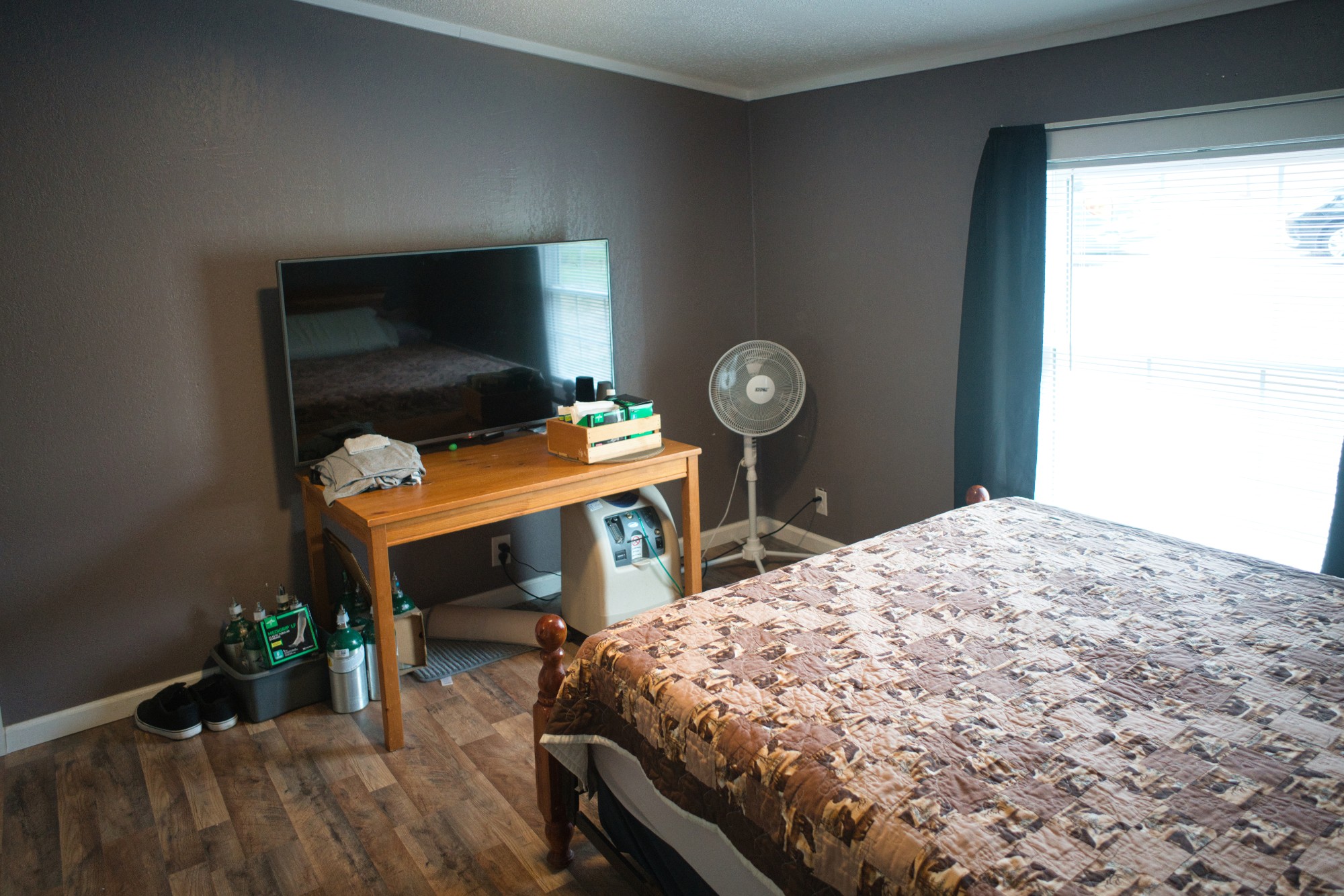 3079 Trace Creek Road White Bluff, TN 37187 - Photo 28 of 35 a bedroom with a bed and a flat screen tv