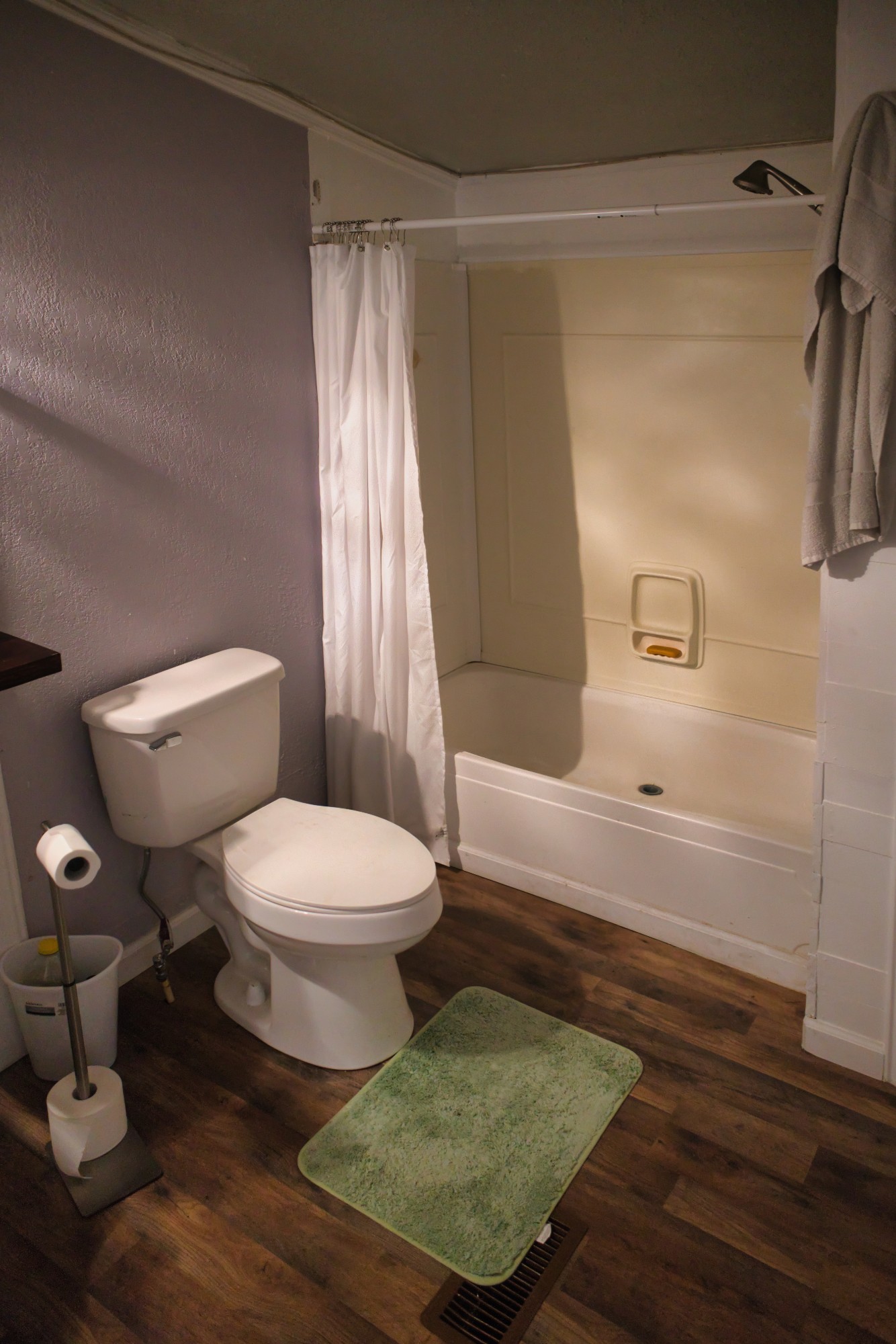 3079 Trace Creek Road White Bluff, TN 37187 - Photo 32 of 35 a white toilet sitting next to a bath tub and shower
