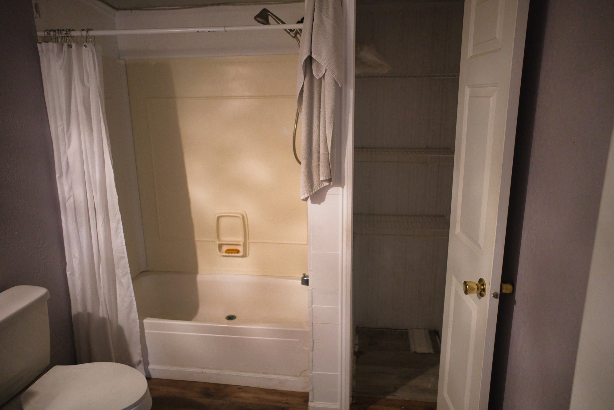 3079 Trace Creek Road White Bluff, TN 37187 - Photo 34 of 35 a bathroom with a shower a toilet and a sink