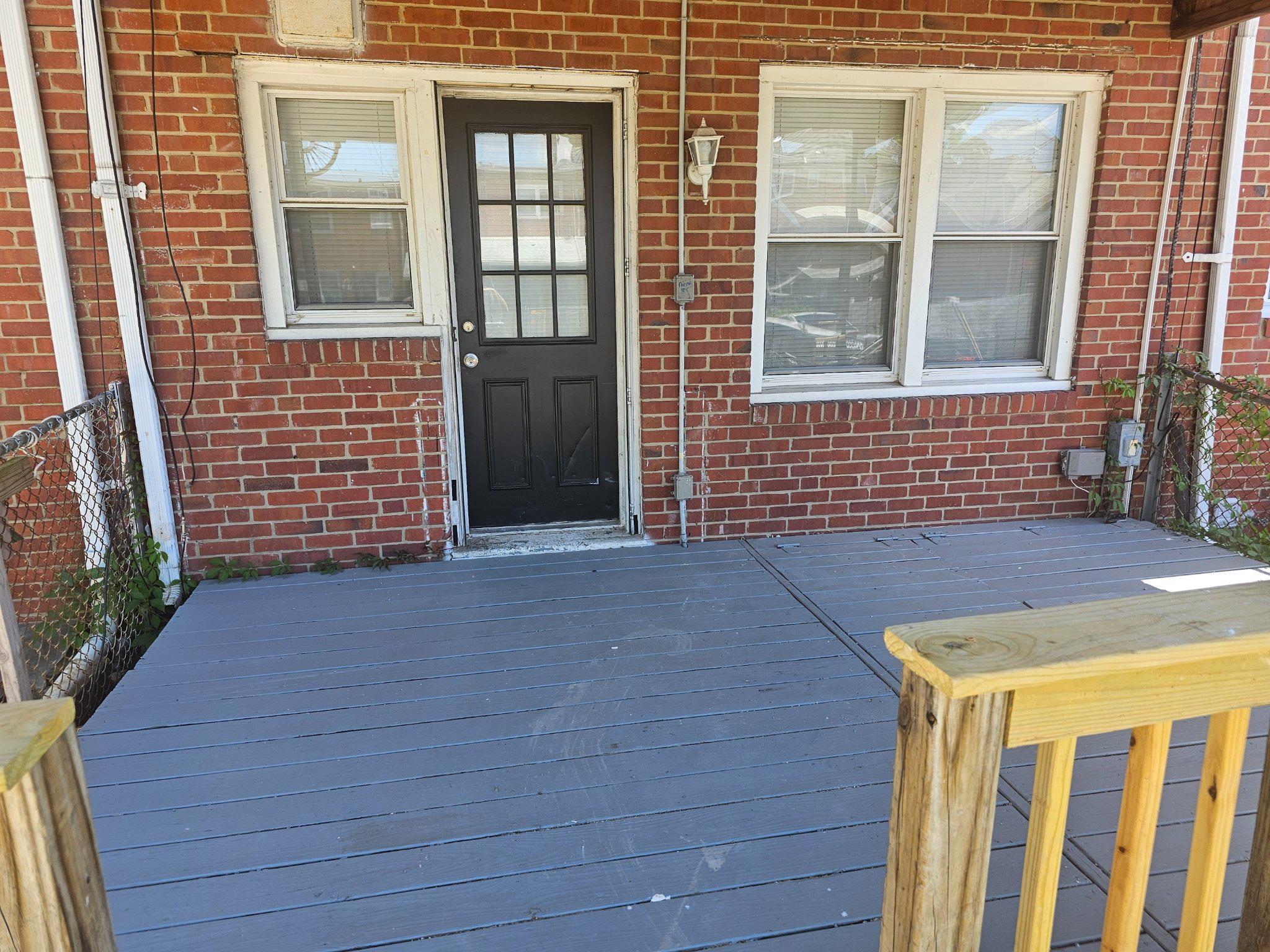 2147 Coralthorn Road Middle River, MD 21220 - Photo 23 of 23 Backdoor entryway with deck.