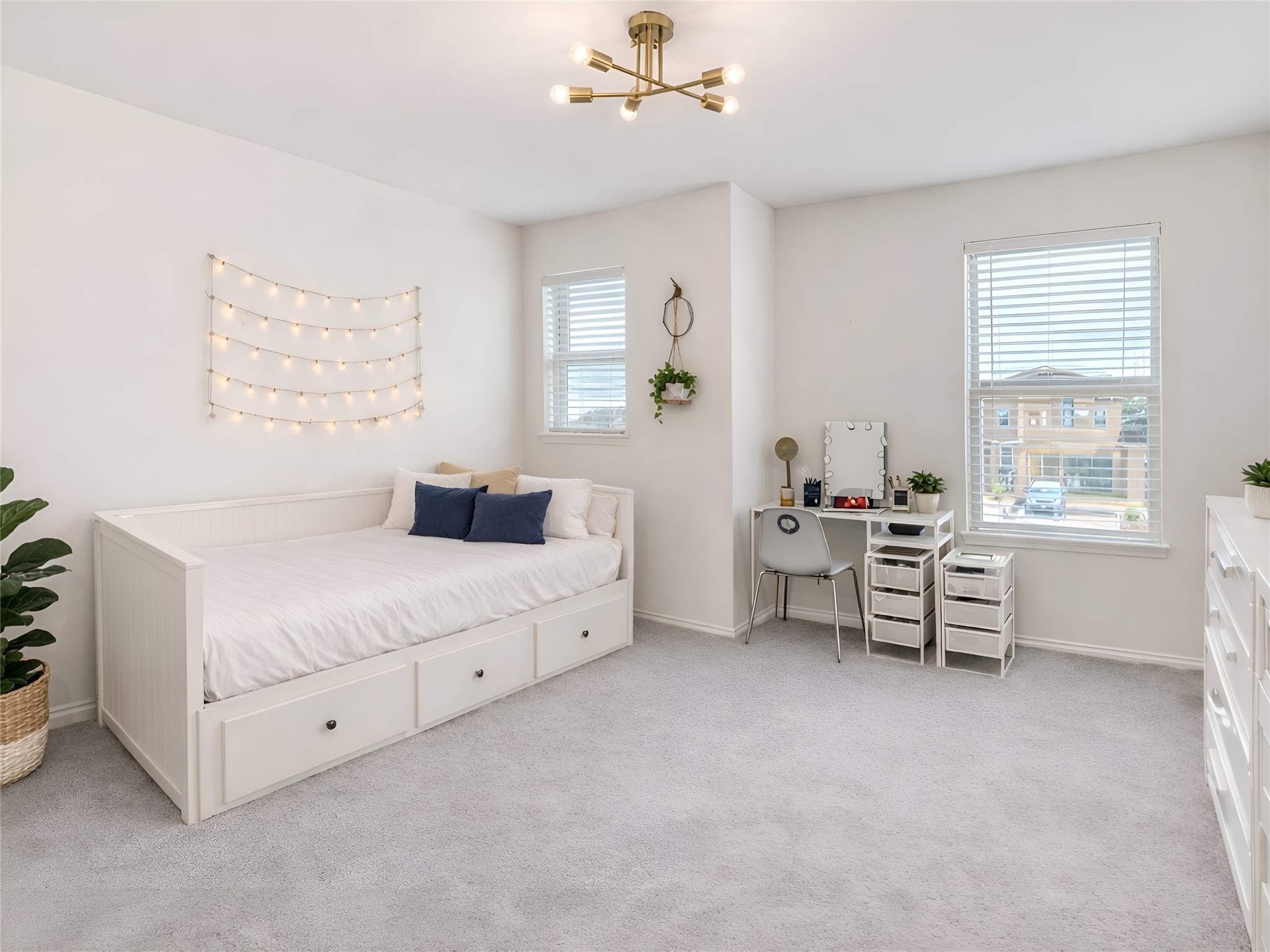 159 Kennicott Drive Kyle, TX 78640 - Photo 24 of 27 a room with a bed and a chair