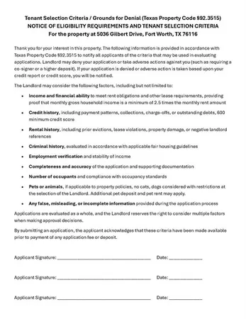 $2,000 | 5036 Gilbert Drive, Fort Worth, TX 76116