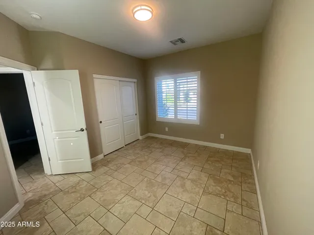 a view of a livingroom with an empty space