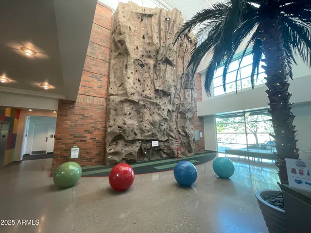 a gym room with gym equipment