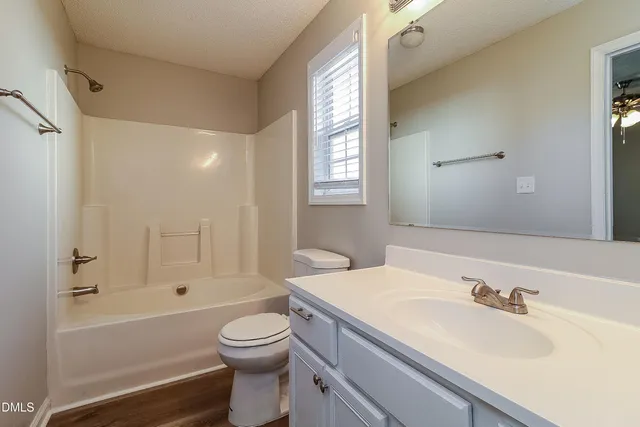 a bathroom with a sink a toilet and a bathtub